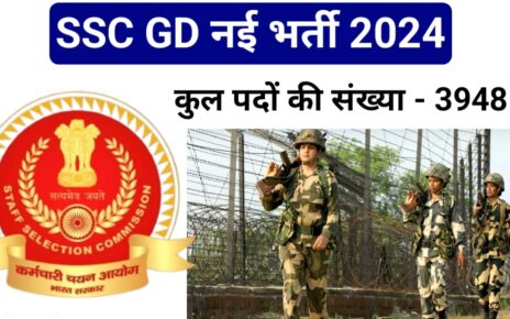 SSC GD Constable New Bharti 2024-25 Apply Application Form